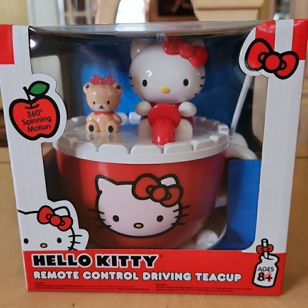 Hello Kitty remote control driving teacup